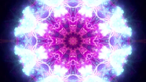 Kaleidoscope Effect Multicolored Abstract Background Video stock 148733401