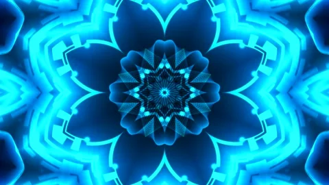 Kaleidoscope Effect Multicolored Abstract Background Video stock 148733441