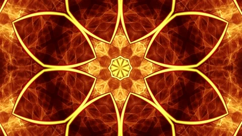 Kaleidoscope Effect Multicolored Abstract Background Video stock 148733475