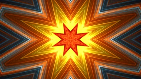 Kaleidoscope Effect Multicolored Abstract Background Video stock 148733491