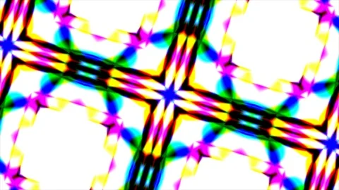 Kaleidoscope effect texture pattern abstract background Stock Footage 114891011