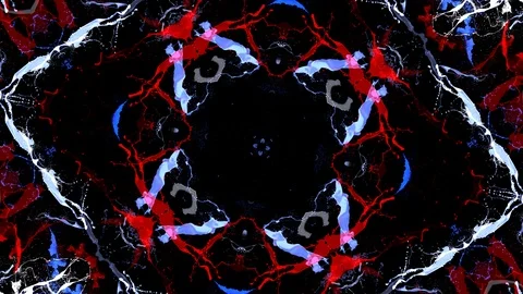 Kaleidoscope effect texture pattern abstract background Stock Footage 114900086