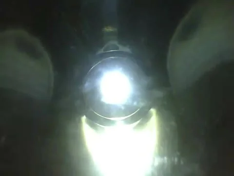 Kaleidoscope effect using flashlight light, for party or even disc Stock Footage 166431134