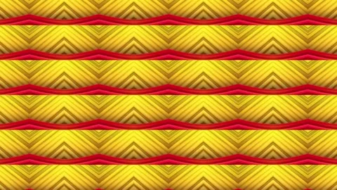 Kaleidoscope effect. Yellow kaleidoscope sequence pattern. 4k. HD Video stock 150605639