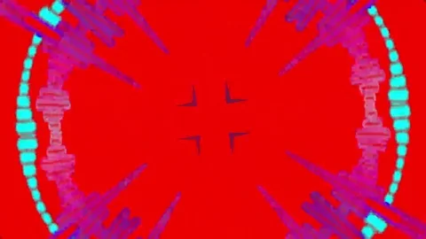 Kaleidoscope Equaliser Rotaing Moving Bars Background Stock Footage 69246321