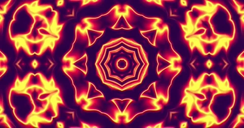 Kaleidoscope of fire Stock Footage 278864984