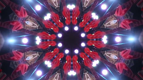 Kaleidoscope Stock Footage 33649353