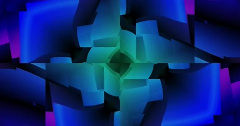 Kaleidoscope of four rectangles Stock Footage 142799474