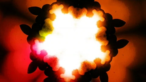 Kaleidoscope frame Stock Footage 617243