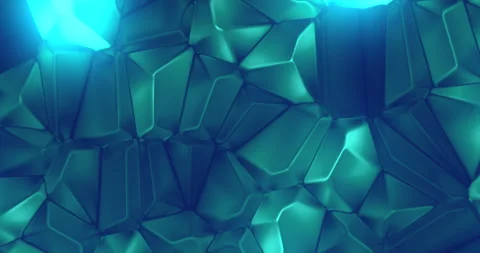 Kaleidoscope, gem pattern and effect with abstract motion and light for blue Stockbeeldmateriaal 287536724