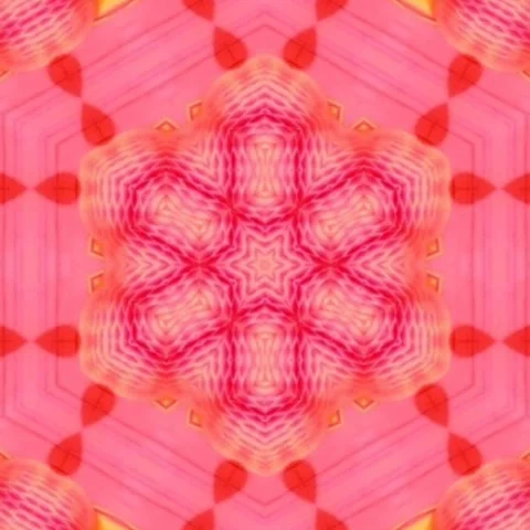 Kaleidoscope geometric color pattern design Stock Footage 227454896