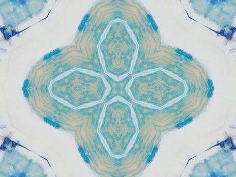 Kaleidoscope Geometric Pattern Footage Stock Illustration