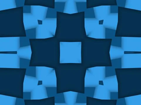 Kaleidoscope Geometric Pattern Footage Stock Illustration
