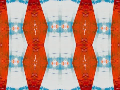 Kaleidoscope Geometric Pattern Footage Stock Illustration