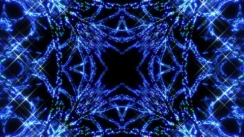 Kaleidoscope illumination neon light E3 4k Stock Footage 120434121