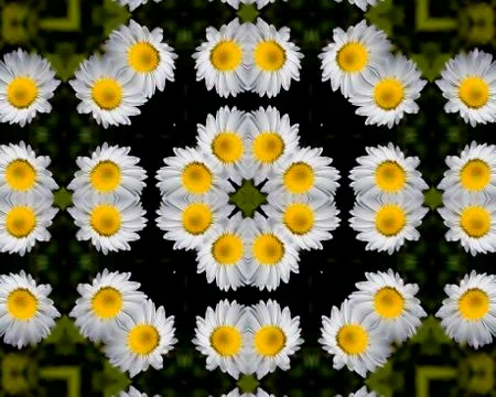 Kaleidoscope illusion Stock Illustration