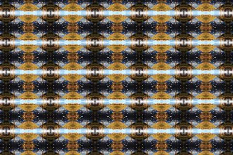 Kaleidoscope illusion Stock Illustration