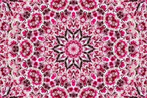Kaleidoscope illusion Stock Illustration