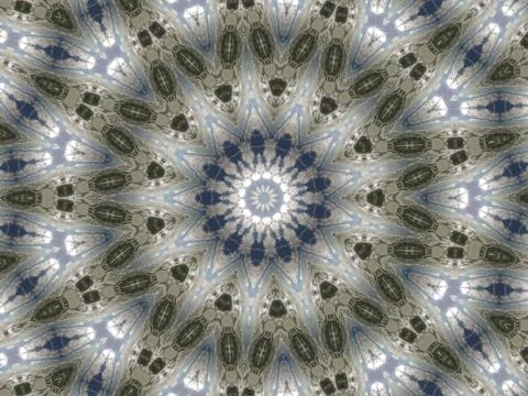 Kaleidoscope illusion Stock Illustration
