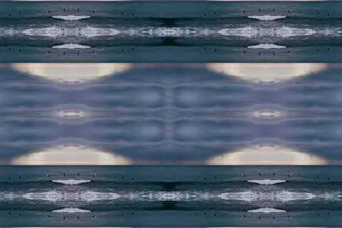 Kaleidoscope illusion Stock Illustration
