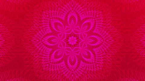 Kaleidoscope light abstract red background 4k copy space hd backdrop digital 库存影片 297345571