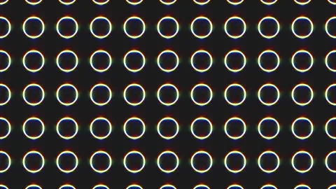 Kaleidoscope light geometric shapes pattern Stock Footage 200960256