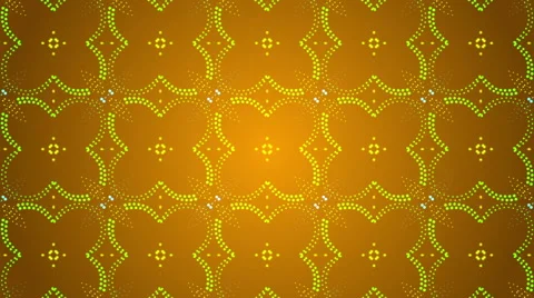 Kaleidoscope light, gold background, loop Stock Footage 44177563