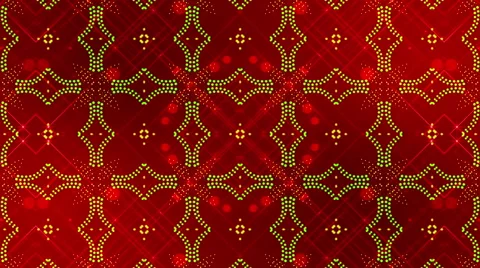 Kaleidoscope light, red background, loop Stock Footage 44177897