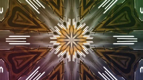 Kaleidoscope lights Stock Footage 38415255