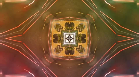 Kaleidoscope lights Stock Footage 38415256