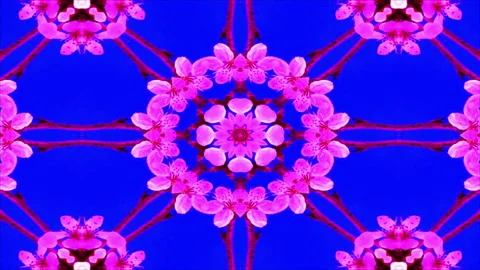 Kaleidoscope Loop Stock Footage 193845899
