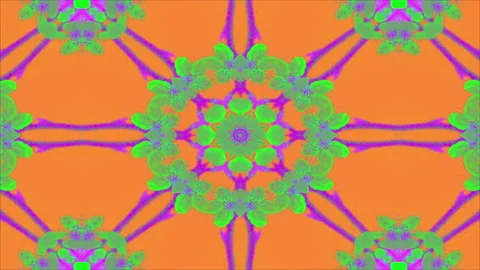 Kaleidoscope Loop Stock Footage 193848903