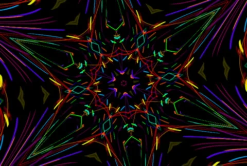 Kaleidoscope Loop NTSC Video stock 776760