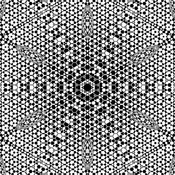 Kaleidoscope mandala abstract background of gradient color Stock-Illustration