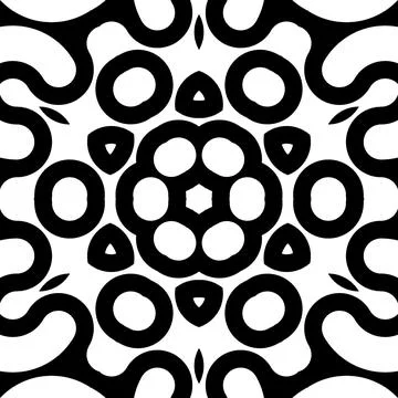 Kaleidoscope mandala abstract background of gradient color Stock Illustration