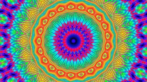 Kaleidoscope mandala abstract background Stock Illustration