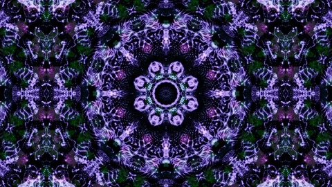 Kaleidoscope, mandala vj loop Stock Footage 109127938