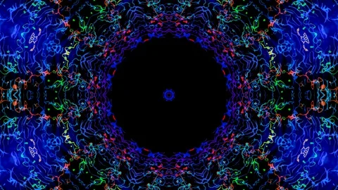 Kaleidoscope, mandala vj loop Stock Footage 110692569