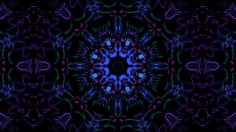 Kaleidoscope, mandala vj loop Stock Footage 110696537