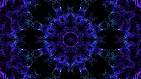 Kaleidoscope, mandala vj loop Stock Footage 110698884