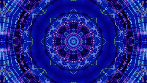 Kaleidoscope, mandala vj loop Stock Footage 110699162