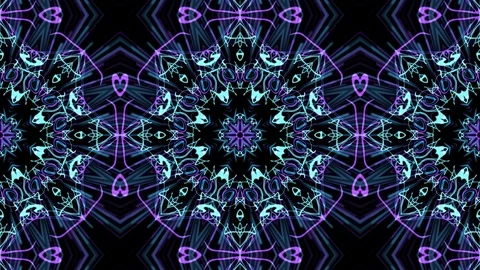 Kaleidoscope, mandala vj loop Stock Footage 111521648