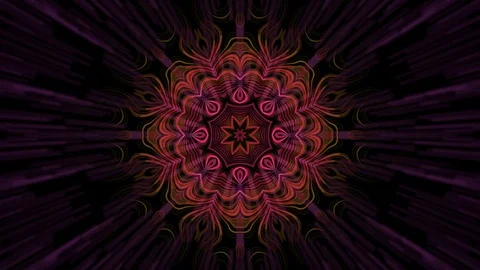 Kaleidoscope, mandala vj loop Stock Footage 112754700