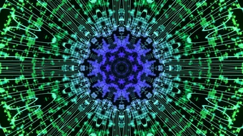 Kaleidoscope, mandala vj loop Stock Footage 114134160