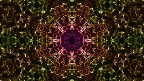 Kaleidoscope, mandala vj loop Stock Footage 114134227