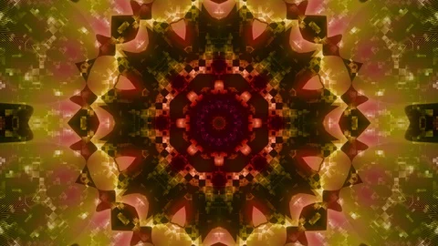 Kaleidoscope, mandala vj loop Stock Footage 114134926