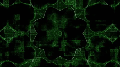 Kaleidoscope, matrix Stock Footage 43135467