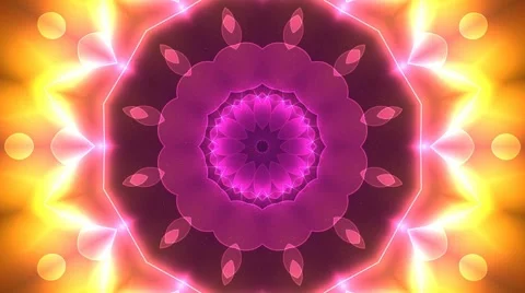 Kaleidoscope modern background loop Stock Footage 61351558