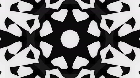 Kaleidoscope motion background Stock Footage 65326632