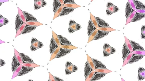 Kaleidoscope Motion Design Background Stock Footage 51000845